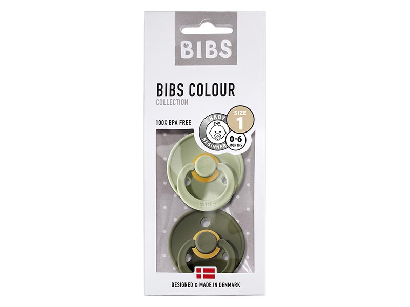 Sans BPA. tétine danoise en forme de cerise 0-6 mois caoutchouc naturel Tétine BIBS Colour Chocolate / Sand, taille 1 lot de 2 